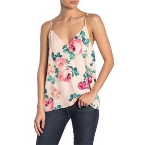 Socialite Scalloped Floral Cami